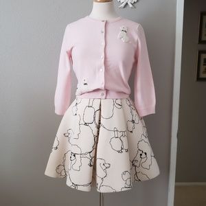 Fit and Flare Mini Poodle Circle Skirt Neoprene